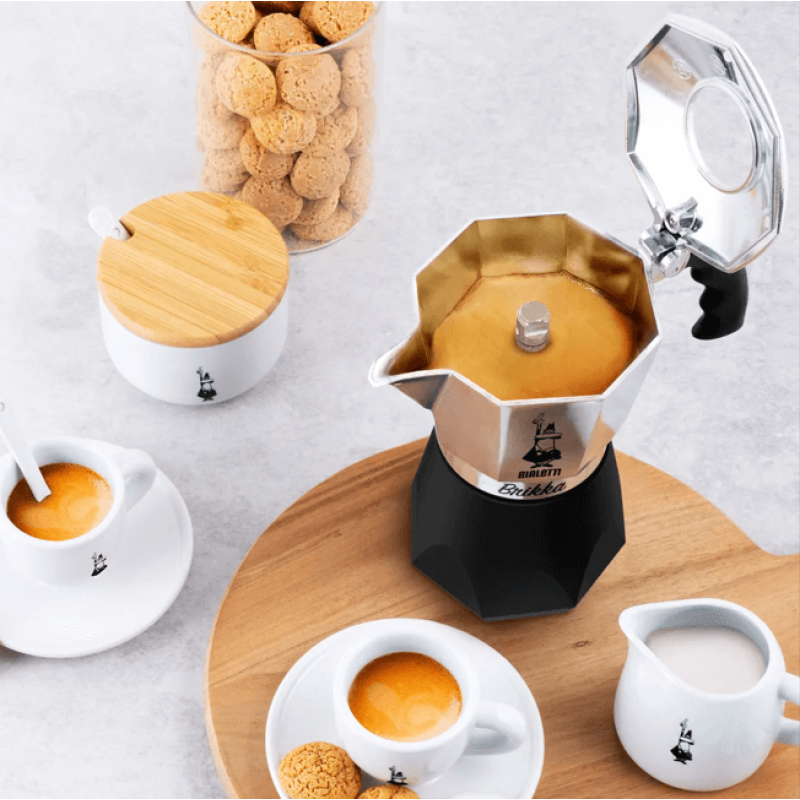 Кавоварка гейзерна Bialetti Brikka на 2 чашки 100 мл