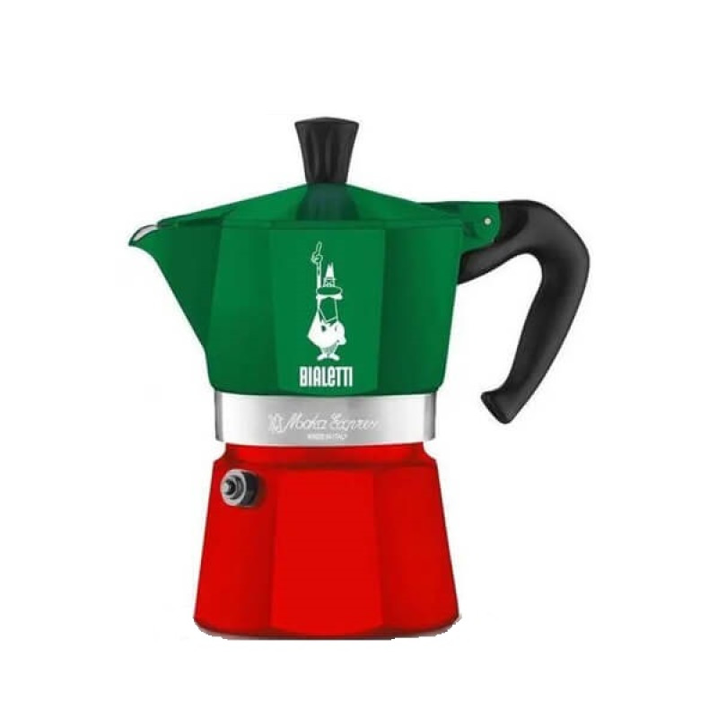 Кавоварка гейзерна Bialetti Moka Express ITALIA на 3 чашки 130 мл