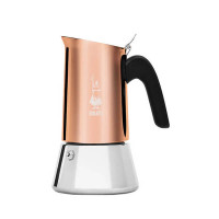 Кофеварка индукционная гейзерная Bialetti Venus Copper на 4 чашки 170 мл