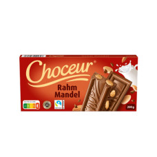 Шоколад молочний Choceur Rahm Mandel 200 г