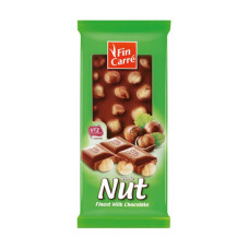 Шоколад молочний Fin Carre Whole Nuts 100 г