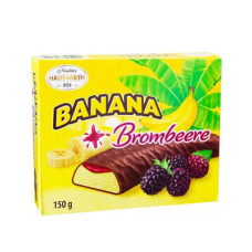 Цукерки суфле в шоколаді Hauswirth Banana Himbeere 150 г