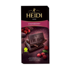 Шоколад темний Heidi Dark RaspCranberry 50% какао 80 г