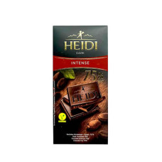 Шоколад чорний Heidi Dark Intense 75% какао 80 г