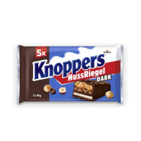 Батончики Knoppers "Nuss Riegel Dark" 200 г 