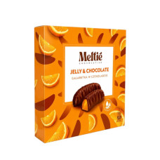 Конфеты мармелад в шоколаде Meltie Galaretka Orange 190 г