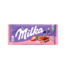 Шоколад молочний Milka Strawberry 100 г