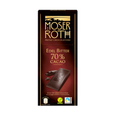 Шоколад чорний Moser Roth 70% Cacao 125 г
